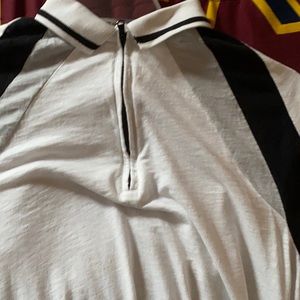 INC Zip up White Polo (Macy's Brand)